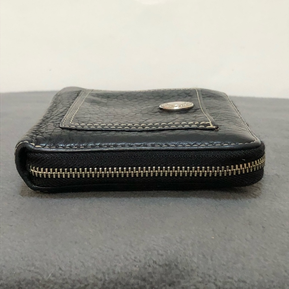 Coach  Black Pebble Leather Wallet - Picture 6 of 12